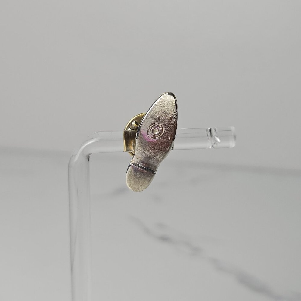 Vintage Lapel Pin/Tie Tack Shoe Marked Ballou Reg'd 3.2 grams